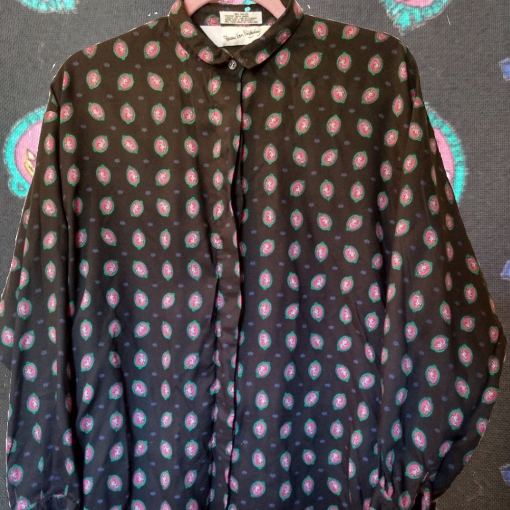 Diane Von Furstenberg Vintage Button Down Top